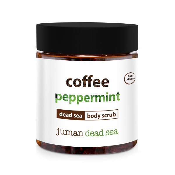 COFFEE PEPPERMINT DEAD SEA BODY SCRUB