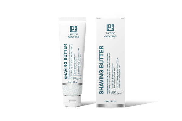 MOISTURIZING SHAVING BUTTER WITH DEAD SEA MINERALS (FRESH MINT & GREEN APPLE)