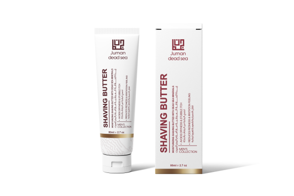 MOISTURIZING SHAVING BUTTER WITH DEAD SEA MINERALS (WOODY, FLORAL, & MUSK)