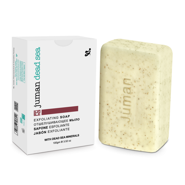 EXFOLIATING SOAP WITH DEAD SEA MINERALS